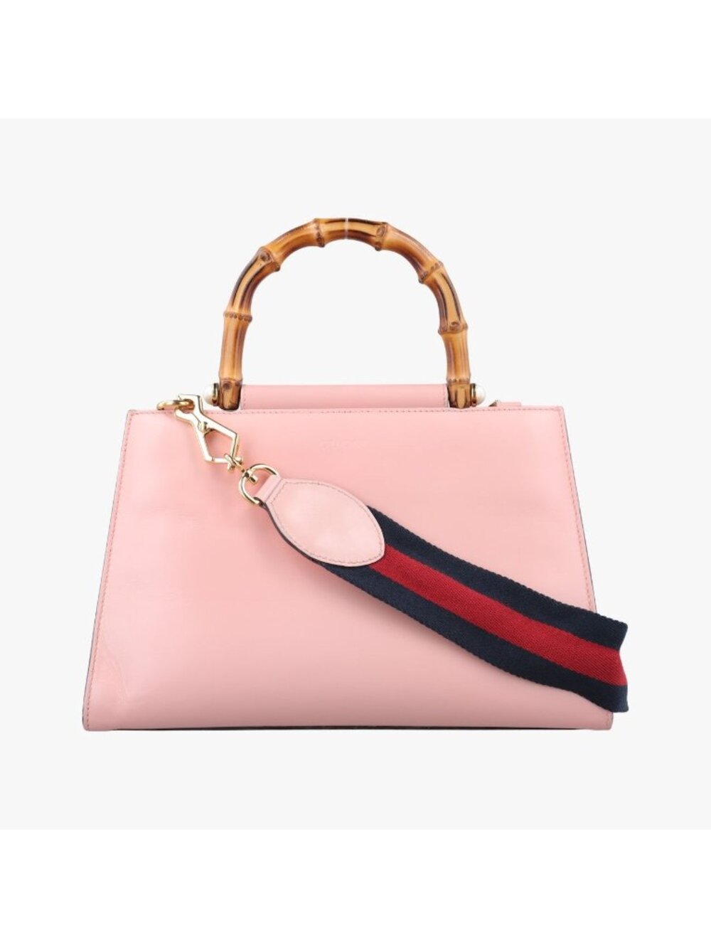 Gucci Bamboo Nymphaea Pink Leather
